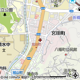 宮田町公民館周辺の地図