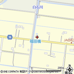 佐賀県杵島郡白石町福田2561周辺の地図