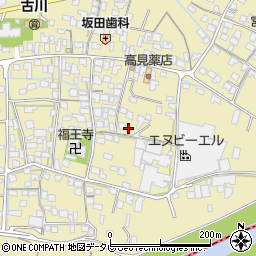 福岡県筑後市溝口1158周辺の地図