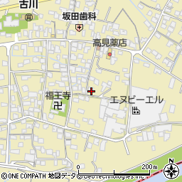 福岡県筑後市溝口1159-1周辺の地図