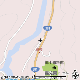 高知県高岡郡四万十町大正66周辺の地図