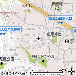 大分県大分市田原田原住宅周辺の地図