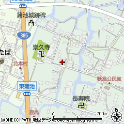 福岡県柳川市東蒲池1444周辺の地図