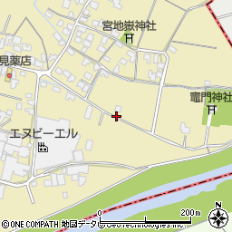 福岡県筑後市溝口1566周辺の地図