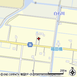 佐賀県杵島郡白石町福田2576周辺の地図