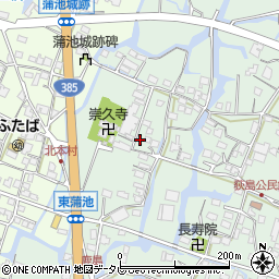 福岡県柳川市東蒲池1448周辺の地図