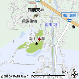 南川良原公民館周辺の地図