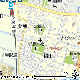 佐賀県杵島郡白石町福田2014周辺の地図