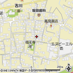 福岡県筑後市溝口1167周辺の地図