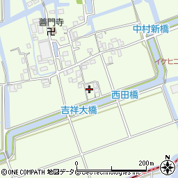 福岡県三潴郡大木町三八松1305周辺の地図