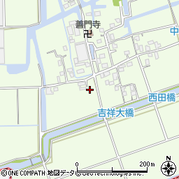 福岡県三潴郡大木町三八松1293-3周辺の地図