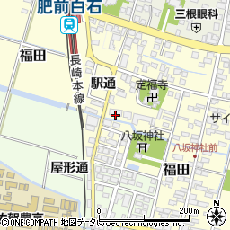 佐賀県杵島郡白石町福田2011-1周辺の地図