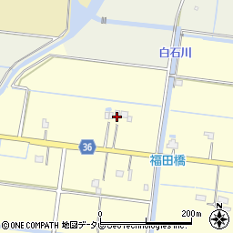 佐賀県杵島郡白石町福田2595周辺の地図