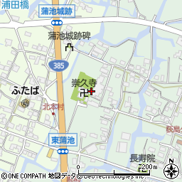 福岡県柳川市東蒲池1472周辺の地図