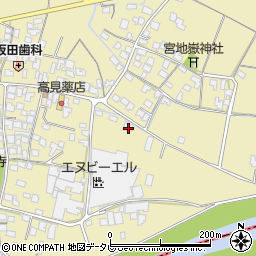 福岡県筑後市溝口1512-3周辺の地図