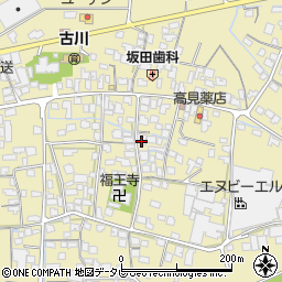 福岡県筑後市溝口1177周辺の地図