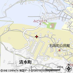 長崎県佐世保市石坂町196周辺の地図