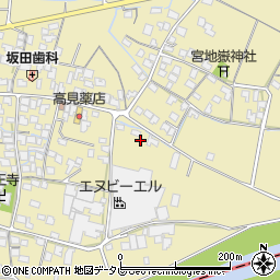 福岡県筑後市溝口1511周辺の地図