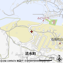 長崎県佐世保市石坂町207-1周辺の地図