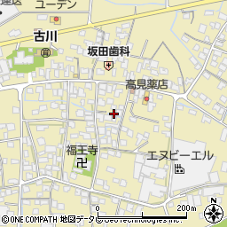 福岡県筑後市溝口1172周辺の地図