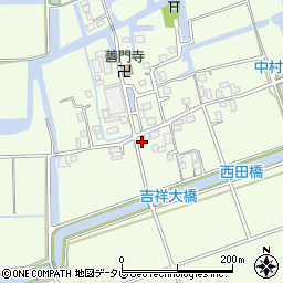 福岡県三潴郡大木町三八松1297周辺の地図