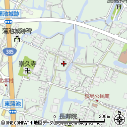 福岡県柳川市東蒲池1403周辺の地図