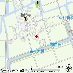 福岡県三潴郡大木町三八松1303周辺の地図
