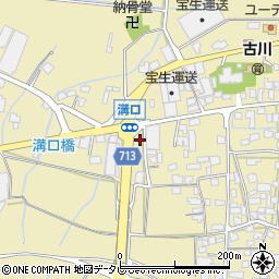 福岡県筑後市溝口832-1周辺の地図