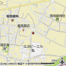 福岡県筑後市溝口1509周辺の地図