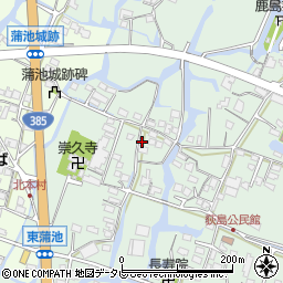 福岡県柳川市東蒲池1405周辺の地図