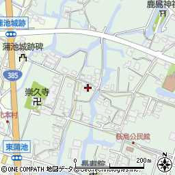 福岡県柳川市東蒲池1402周辺の地図