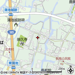 福岡県柳川市東蒲池1452周辺の地図