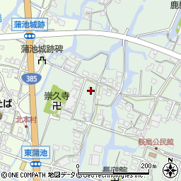 福岡県柳川市東蒲池1451周辺の地図