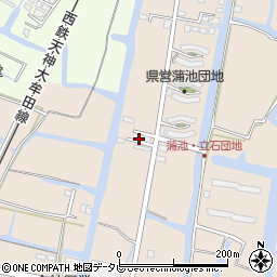 福岡県柳川市立石861周辺の地図