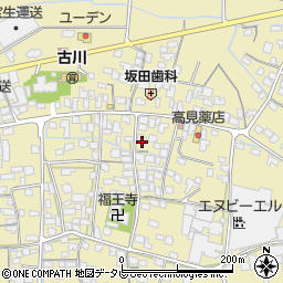 福岡県筑後市溝口1175-1周辺の地図