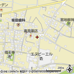 福岡県筑後市溝口1143周辺の地図