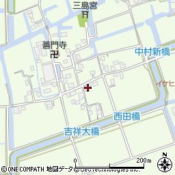 福岡県三潴郡大木町三八松1307-2周辺の地図