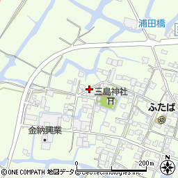 福岡県柳川市西蒲池周辺の地図