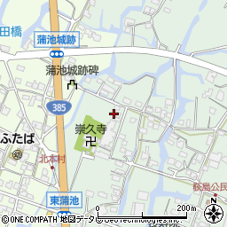 福岡県柳川市東蒲池1470周辺の地図