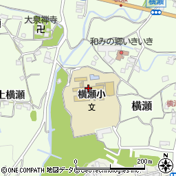 大分市立横瀬小学校周辺の地図
