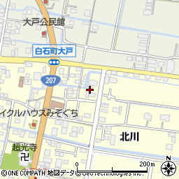 佐賀県杵島郡白石町福田2334周辺の地図