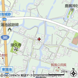 福岡県柳川市東蒲池1396周辺の地図