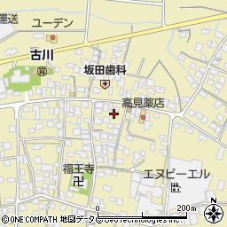 福岡県筑後市溝口1194-1周辺の地図