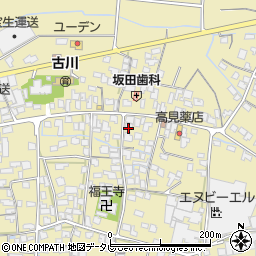 福岡県筑後市溝口1191周辺の地図