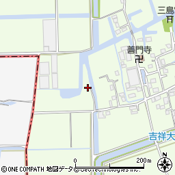 福岡県三潴郡大木町三八松1622周辺の地図