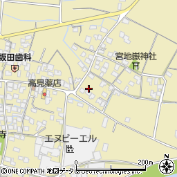 福岡県筑後市溝口1102周辺の地図