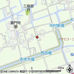 福岡県三潴郡大木町三八松1317周辺の地図