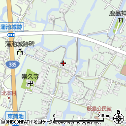 福岡県柳川市東蒲池1398周辺の地図