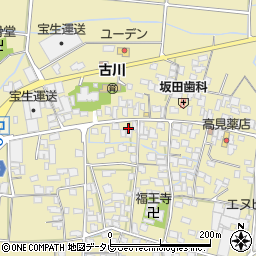 福岡県筑後市溝口1274周辺の地図