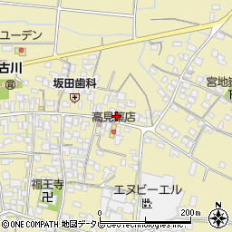 福岡県筑後市溝口1129周辺の地図